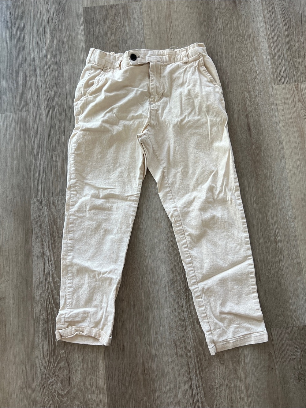 Men's Casual Chino Pants - Cream